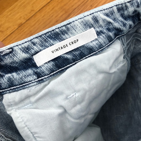 Jordache High Rise Slim Vintage Crop Acid Wash Jeans - Picture 7 of 12